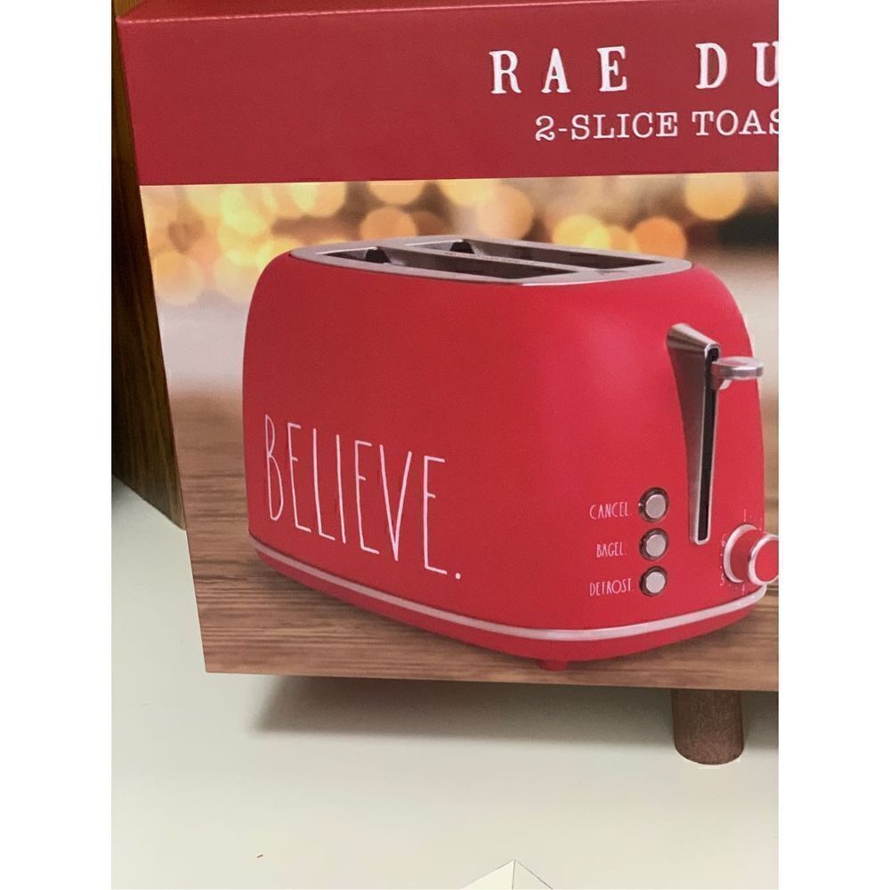 Rae Dunn Believe Toaster
